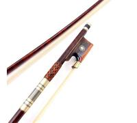 Archet De Violon 4/4 En Fibre De Carbone À Carreaux Noirs 1 Pièce(Model 16)