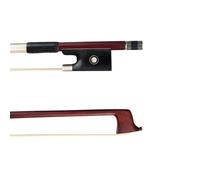 Archet De Violon 4/4 Octogonal En Ébène Avec Manche En Cuir Incrusté