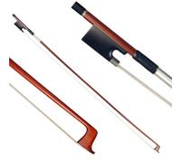 Archet De Violon Archet De Violon Professionnel En Bois Brésilien Enroulement Fil D'argent 4/4 Grenouille Ébène Bien Équilibrée