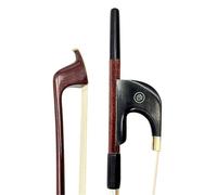 Archet De Violon Contrebasse 3/4 En Fibre De Carbone Queue De Cheval En Crin De Cheval Blanc