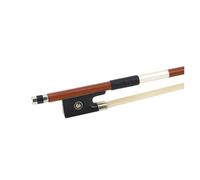 Archet de violon en bois brésilien fait à la main, grenouille en ébène avec incrustation d'oeil, accessoire professionnel for violon, pleine grandeur, 4/4(Size4-4)