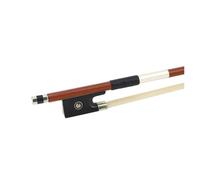 Archet de violon en bois brésilien fait à la main, grenouille en ébène avec incrustation d'oeil, accessoire professionnel for violon, pleine grandeur, 4/4(Size1-4)
