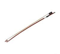 Archet de violon en bois de santal rouge avec crin de cheval blanc pour débutant ou étudiant, design lisse, équilibré et léger pour la pratique, tailles fractionnaires 1/4 1/8 1/10, (1/4)