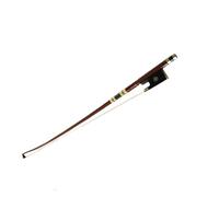 Archet de violon en ébène 4/4, archet en peau de serpent fileté doré, bois brésilien, œil de poisson, coquille colorée(1-4)