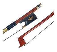 Archet De Violon En Fibre Carbone Archet De Violon Professionnel En Bois Brésilien 4/4 3/4 Fait À La Main À Partir Crin Cheval Mongolie Intérieure(Black,4/4)