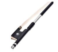 Archet de violon en fibre de carbone pour violons de 4/4, 3/4, 1/2, 1/4, 1/8, grenouille en ébène noir, léger et durable (taille 1 à 8)