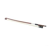 Archet de violon pour instruments de taille 1/4, 1/8 et 1/10 avec bois de santal rouge et poils blancs de prêle pour les débutants (1/10)