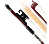 Archet De Violon Pour Pratique Archet De Violon En Bois De Santal Acajou Fibre De Carbone Accessoires Pour Instruments De Musique Octogonaux 1/4(Style 6 1/2)