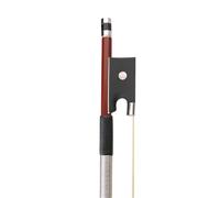 Archet De Violon Pour Pratique Archet De Violon En Bois De Santal Et Fibre De Carbone Accessoires Pour Instruments De Musique Palissandre Rond 3/4(Style 1 3/4)