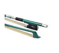 Archet de violon professionnel en Fiber de carbone, accessoires for cheveux en queue de cheval de mongolie intérieure, 4/4(Green)