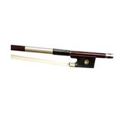 Archet de violon tressé en fibre de carbone, meilleur équilibre, accessoires de pièces de violon en crin de cheval de mongolie, 4/4(One 4 4 red)