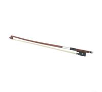 Archet Violon 1/8 Crin de pour cheval Naturel Manche Enveloppé pour Élève - Placage Argenté Jeu Fluide pour accessoire Musical 50.5cm(1/10)
