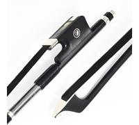 archet violoncelle en fibre de carbone Vingobow Crin de cheval noir naturel 1/4 taille 59cm