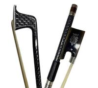 Archets De Violon Arc De Contrebasse En Fiber Carbone Style Crin Cheval Noir Ou Blanc