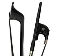 Archets de violon faits à la main Archet de contrebasse en fibre de carbone crin de cheval noir 1 pièce 3/4 1/2 1/4 1/8(1/8)