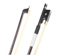 Archets De Violon Pour Débutants Arc De Violon En Fiber Carbone Tressé Soie Rouge Crin Cheval Blanc Bien Équilibré