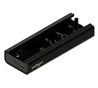 Archgon MSD-3100 Station d'accueil SSD Externe NVMe (PCIe) / Station d'accueil SSD Externe SATA, Compatible avec SSD M.2 2242/2260/2280, USB 3.2 Gen.2x1 Type-C, Aluminium, Noir