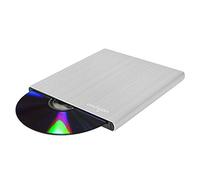 Archgon Style Externe Graveur/Lecteur DVD pour PC USB 3.0 USB-C, Lecteur de Disque à Fente, Aluminium argenté