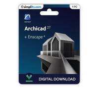 Archicad 27 FRA + Enscape 4 (Windows) - Activation Perpétuelle - À télécharger - 1 PC - Non compatible Mac