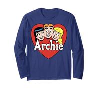 Archie Comics Betty Veronica Heart Trio Manche Longue