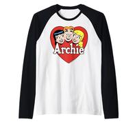 Archie Comics Betty Veronica Heart Trio Manche Raglan