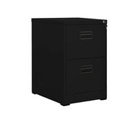 Archiefkast 46x62x72,5 cm staal zwart336272
