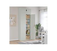 vidaXL Classeur gris clair 90x40x240 cm acier