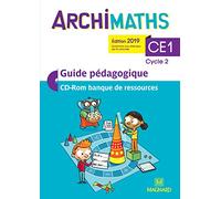 Archimaths CE1 (2019) - Banque de ressources sur CD-Rom avec guide pédagogique papier