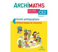 Archimaths CE2 (2020) - Guide pédagogique papier + Banque de ressources à télécharger - Thierry Dias - Magnard - Livre CD-ROM - Scolaire / Universitaire CD
