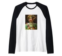 Archimboldo Vertumnus Fruit Face Renaissance Fine Art Drôle Manche Raglan