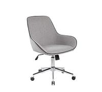 ARCHIMEDE Santa Fe Fauteuil de Bureau en Tissu, Gris, L 59 x P 66 x H 98 cm