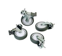 ARCHIMEDE Système modulaire, kit de roulettes Professionnelles, Plastique, Gris, 12,50 x 12,50 x 3 cm