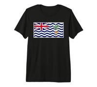 Archipel du Drapeau des îles Chagos T-Shirt Haut de Gamme