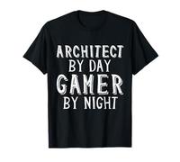 Architect By Day Gamer By Night - Livre d'architecture d'ingénieur T-Shirt