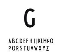 Architect Lettres A-Z, Letter G