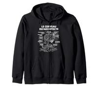 Architecte Architecture Architectes Fans Drôle Sweat à Capuche