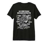 Architecte Architecture Architectes Fans Drôle T-Shirt Haut de Gamme