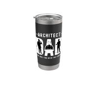 Architecte Dad The Idol The Myth The Architectural Architectural Architect Gobelet isotherme en acier inoxydable double paroi