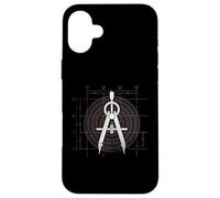 Architecte Graphique rétro dessinateur étudiant en Architecture Coque pour iPhone 16 Plus