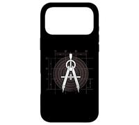 Architecte Graphique rétro dessinateur étudiant en Architecture Coque pour iPhone 17 Pro Max