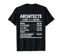 Architecte Idée Cadeau Humour T-Shirt, Homme, Noir, XXL
