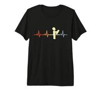 Architecte Stickfigures Heartbeat Construction Designer T-Shirt Haut de Gamme