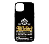 Architecte tarif houraire Architecture Architectes Fan Drôle Coque pour iPhone 15 Plus