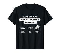 Architectes et vie drôle d'un cadeau étudiant en architecture T-Shirt