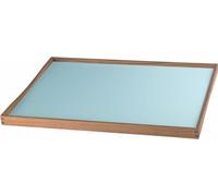 ArchitectMade Tablett Serviertablett Plateau tournant blau 38 x 51 cm