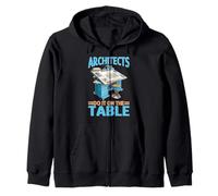 Architects Do It on The Table Blague d'architecture Sweat à Capuche