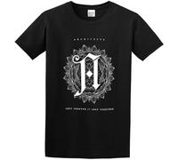 Architects Mandala Metal Rock Music Shark Hunting Bone Coffin Unisex 100% Cotton Short-Sleeve T-Shirts Black XXL