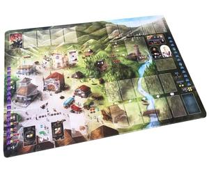 Architects of The West Kingdom Playmat - Premium Neoprene Mat with Stitched Edges, Compatible with Base Game & Expansions, Printing, Non-Slip Backing