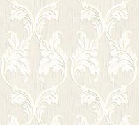 Architects Paper papier peint textile Tessuto, ivoire, blanc de sécurité, blanc perle, 10,05 m x 0,53 m, 956287, 95628-7
