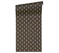 Architects Paper Absolutely Chic 369735 36973-5 Papier peint non tissé géométrique Noir/marron métallisé 10,05 x 0,53 m Fabriqué en Allemagne